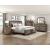 Bethel Wood Veneer Storage Sleigh Bed, King Size
