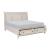 Bethel Wood Veneer Storage Sleigh Bed, King Size
