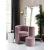 Selena Velvet Accent Chair & Ottoman Set
