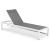 Maldives Outdoor Patio Mesh Waterproof Fabric Adjustable Sun Chaise Lounge Chair with Aluminum Frame