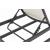 Maldives Outdoor Patio Mesh Waterproof Fabric Adjustable Sun Chaise Lounge Chair with Aluminum Frame