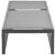 Maldives Outdoor Patio Mesh Waterproof Fabric Adjustable Sun Chaise Lounge Chair with Dark Grey Aluminum Frame