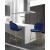 Paris Velvet Counter Stool with Polished Gold Metal Frame