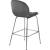 Paris Velvet Counter Stool with Polished Chrome Metal Frame