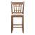 Santa Rosa 24-Inch Linen/Wood Lattice Back Counter Chair