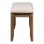 Santa Rosa Linen/Wood Dining Bench