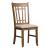 Santa Rosa Linen/Wood Lattice Back Side Chair