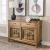 Santa Rosa Wood/Glass Sliding Server w/2 Drawers & 2 Doors