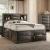 Ireland Storage Platform King Size Bed