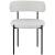 Beacon Faux Leather & Boucle Fabric Dining Chair with Metal Frame