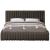 Nash Boucle Fabric King Size Bed