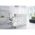 ORGANIC 2-Person Straight Reception Desk w/Left Side RGB Light Panel