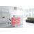 ORGANIC 1-Person Straight Reception Desk w/Right Side RGB Light Panel