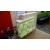 ORGANIC 1-Person Straight Reception Desk w/Left Side RGB Light Panel