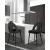 Akoya Velvet Counter Stool with Black Metal Legs & Gold Tips