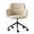 Cocoon Fabric/Metal Customizable Adjustable Height Armchair w/Casters
