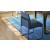 Gala Fabric/Metal Customizable Plush Seat Dining Chair