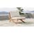 Tahiti Outdoor Patio Waterproof Fabric Accent Chair with Solid Teak Wood Frame