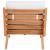 Tahiti Outdoor Patio Waterproof Fabric Accent Chair with Solid Teak Wood Frame