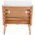 Tahiti Outdoor Patio Waterproof Fabric Accent Chair with Solid Teak Wood Frame