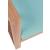 Anguilla Outdoor Patio Waterproof Fabric Accent Chair with Solid Teak Wood Frame