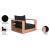 Tulum Outdoor Patio Waterproof Fabric Accent Chair with Solid Teak Wood Frame