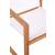 Tulum Outdoor Patio Mesh Waterproof Fabric Dining Arm Chair with Natural Teak Base