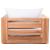 Tulum Outdoor Patio Waterproof Fabric Accent Chair with Solid Teak Wood Frame
