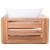 Tulum Outdoor Patio Waterproof Fabric Accent Chair with Solid Teak Wood Frame