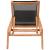 Tulum Outdoor Patio Mesh Waterproof Fabric Chaise Lounge Chair with Solid Teak Wood Frame
