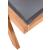 Tulum Outdoor Patio Mesh Waterproof Fabric Chaise Lounge Chair with Solid Teak Wood Frame