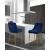 Owen Velvet Counter Stool with Polished Gold Legs