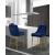 Owen Velvet Counter Stool with Polished Gold Legs