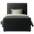 Sloan Velvet Twin Size Bed