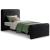 Sloan Velvet Twin Size Bed