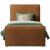 Sloan Velvet Twin Size Bed