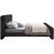 Stylus Boucle Fabric Queen Size Bed