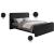 Stylus Boucle Fabric Queen Size Bed