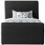 Stylus Boucle Fabric Twin Size Bed