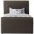 Stylus Boucle Fabric Twin Size Bed