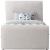 Stylus Boucle Fabric Twin Size Bed