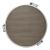 Sutton Round Wood Chairside Table w/Metal Trim