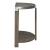 Sutton Curved Wood Sofa Table w/Metal Trim