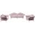 Lips Velvet Loveseat