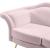 Lips Velvet Loveseat