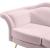 Lips Velvet Loveseat