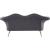 Lips Velvet Loveseat