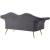 Lips Velvet Loveseat