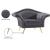 Lips Velvet Chair