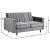 Lola Velvet Loveseat